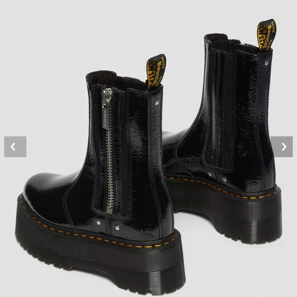 2976 MAX DISTRESSED PATENT PLATFORM BOOTSC - Picture 2 of 8